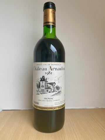 Bordeaux Château Arnauton 1982 Fronsac disponible aux enchères