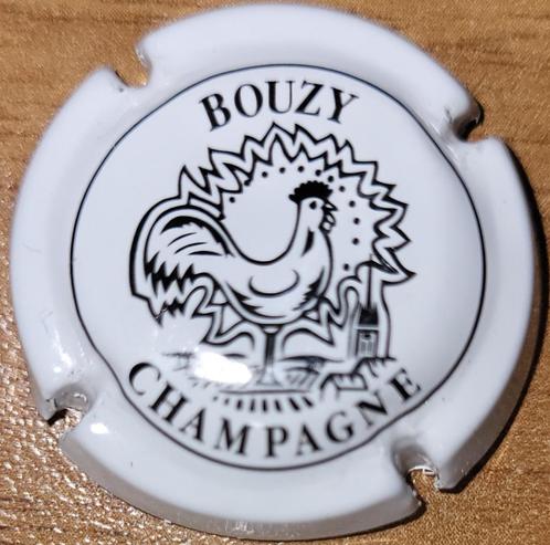 Champagnecapsule BOUZY wit & zwart nr.22, Verzamelen, Wijnen, Nieuw, Champagne, Frankrijk, Ophalen of Verzenden