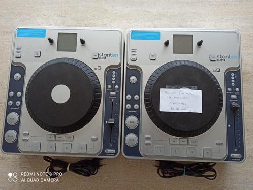 Stanton C.313 CD-spelers - Set 2x, Muziek en Instrumenten, Dj-sets en Draaitafels, Gebruikt, Dj-set, Overige merken, Ophalen