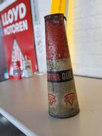 Purfina conisch olie blik, Ophalen of Verzenden, Gebruikt, Verpakking