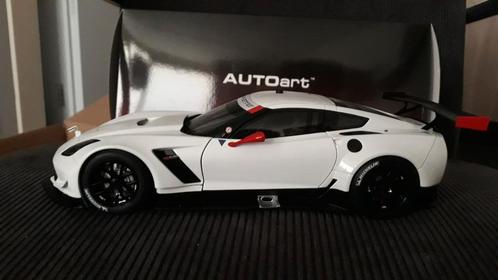 Autoart 1/18 81650 Corvette C7 R Plain body 2016, Hobby en Vrije tijd, Modelauto's | 1:18, Zo goed als nieuw, Autoart, Ophalen of Verzenden