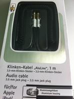 Audiokabel + Audio adapter Jack Plug, Moins de 2 mètres, Autres câbles, Enlèvement ou Envoi, Neuf