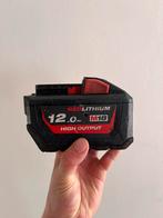 Milwaukee M18 batterij 12.0 Ah, Ophalen of Verzenden, Zo goed als nieuw