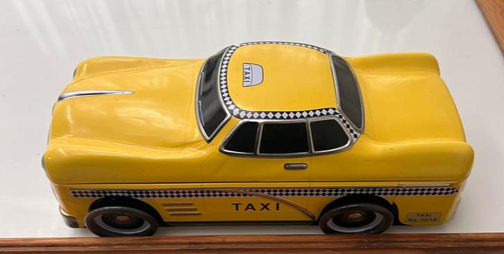 Blikken New York Taxi Koekjesblik / Opbergdoos, Hobby en Vrije tijd, Modelauto's | 1:24, Gebruikt, Ophalen