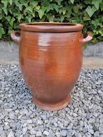 te koop : bruin geglazuurde steinen pot, Ophalen, Gebruikt