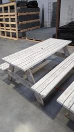 Leuke picknicktafel reeds behandeld, Tuin en Terras, Ophalen, Zo goed als nieuw