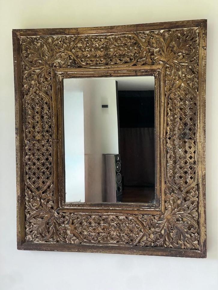 Miroir Indonésie, Maison & Meubles, Accessoires pour la Maison | Miroirs, Comme neuf, 75 à 100 cm, Moins de 100 cm, Rectangulaire