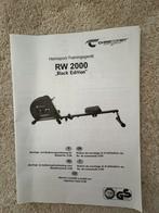 Roeimachine te koop RW2000, Sport en Fitness, Ophalen, Zo goed als nieuw, Roeitrainer
