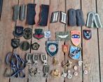 Badges van Militaria-stof en metaal 2 euro per stuk!, Verzamelen, Ophalen of Verzenden, Landmacht, Embleem of Badge