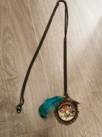 Ketting bulldog, Handtassen en Accessoires, Kettingen, Met hanger, Kunststof, Bruin, Ophalen of Verzenden