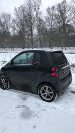 Smart FORTWO MHD Benzine Semi-Automatisch, Auto's, Smart, Automaat, Achterwielaandrijving, Zwart, Leder en Stof