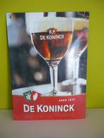 Emaille bord De Koninck bier Antwerpen, Ophalen of Verzenden, Gebruikt, Reclamebord