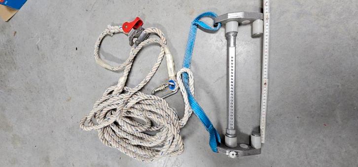 Mobiel ankerpunt voor H-balken, rollclamp, Tractel, Doe-het-zelf en Bouw, Veiligheidskleding, Zo goed als nieuw, Ophalen of Verzenden