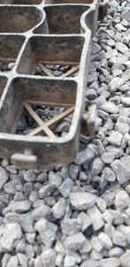 Grindroosters 50cm x 50cm x 4cm, Tuin en Terras, Ophalen, Zwart, Grind