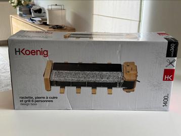 Pierre à cuire, grill et raclette HKoenig Wod360 NEUF beschikbaar voor biedingen