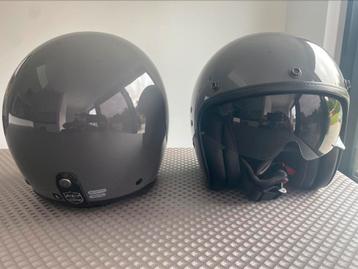 Scorpion belfast evo cement grijs, Autres marques, Seconde main, Casque jet, Enlèvement