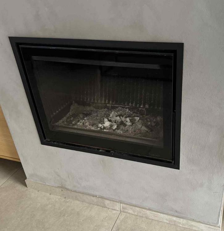 Inbouwcassette Dovre 801I met ingebouwde ventilatoren, Huis en Inrichting, Haarden, Zo goed als nieuw, Gashaard, Ophalen