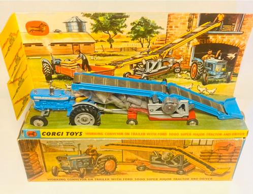 Corgi Toys Convayor with Ford 5000 Tractor, Hobby & Loisirs créatifs, Voitures miniatures | 1:43, Neuf, Tracteur et Agriculture