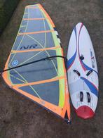 Freeride surfset x-ray 150 als komplete set met 4.5 m2 zeil, Watersport en Boten, Ophalen, 250 tot 300 cm, Gebruikt, Met vin(nen)