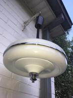 Vintage Space Age hanglamp uit de jaren 70 in wit en chroom, Ophalen of Verzenden, Overige typen