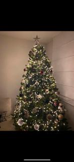 Kunst kerstboom , zeer mooie kwaliteit ongeveer 2m20 hoog, Diversen, Kerst, Ophalen, Gebruikt
