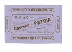 Publicité chocolat Patria à Peissant., Verzamelen, Gebruikt, Ophalen of Verzenden