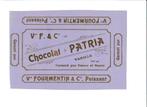 Publicité chocolat Patria à Peissant., Verzamelen, Ophalen of Verzenden, Gebruikt