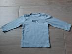Longleeve 'boy' Noppies maat 74, Kinderen en Baby's, Babykleding | Maat 74, Ophalen of Verzenden, Zo goed als nieuw, Jongetje