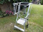 Professionele trapladder  Geeko roll, Doe-het-zelf en Bouw, Ladders en Trappen, Ophalen, Gebruikt