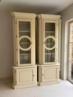 Twee vitrinekasten, Huis en Inrichting, Kasten | Buffetkasten, Ophalen, 200 cm of meer, 50 tot 100 cm, 25 tot 50 cm