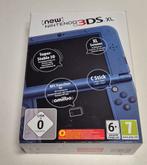 Nouveau CIB 3DS XL bleu métallisé complet en boîte + adaptat, Enlèvement ou Envoi, Utilisé, Bleu, 3DS XL