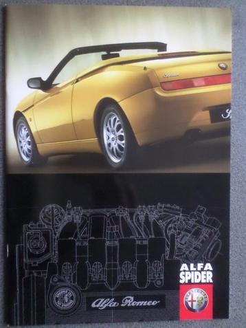 Alfa Romeo Spider 1998 1999 Brochure beschikbaar voor biedingen