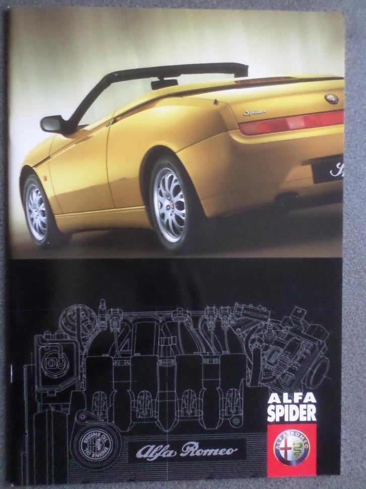 Alfa Romeo Spider 1998 1999 Brochure, Boeken, Auto's | Folders en Tijdschriften, Alfa Romeo, Ophalen of Verzenden
