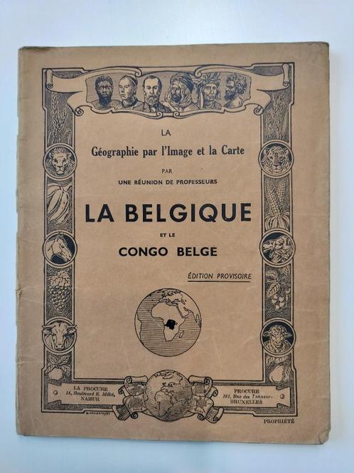 Oud aardrijkskunde leerboek school België Congo antiek, Boeken, Schoolboeken, Gelezen, Aardrijkskunde, Ophalen of Verzenden