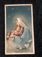Devotie prentje NB L.522 Maria en baby Jezus 6x10,5cm, Ophalen of Verzenden, Zo goed als nieuw, Kaart of Prent, Christendom | Katholiek