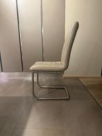 Chaise cuir véritable et inox, Moderne, contemporain, Enlèvement, Cuir, Cinq, Six Chaises ou plus