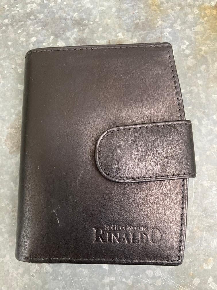 PORTEMONNEE RINALDO 9 PASJES HEREN NIEUW, Handtassen en Accessoires, Portemonnees, Nieuw, Overige merken, Bruin, Ophalen of Verzenden