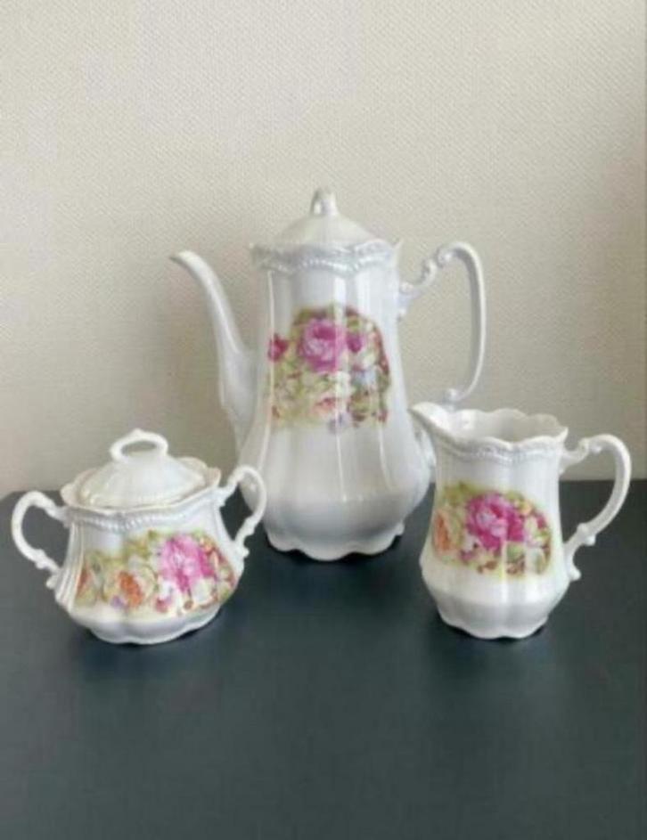 Antiek koffie setje, Antiek en Kunst, Antiek | Servies compleet, Ophalen