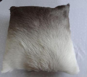 Mooi zacht kussen met bont     € 10 beschikbaar voor biedingen