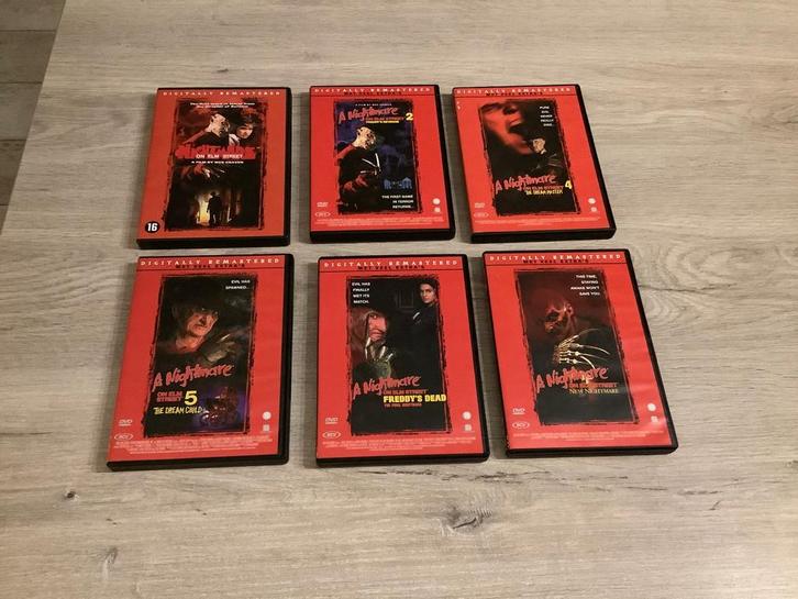 A Nightmare on Elmstreet verschillende DVD'S, Cd's en Dvd's, Dvd's | Horror, Zo goed als nieuw, Monsters, Vanaf 16 jaar, Ophalen of Verzenden