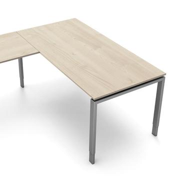 Hoekbureau Beta 160cm blank hoogte verstelbaar beschikbaar voor biedingen