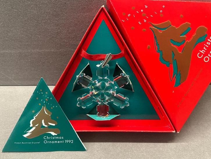 Swarovski Kerstster 1992, Verzamelen, Swarovski, Nieuw, Figuurtje, Ophalen of Verzenden
