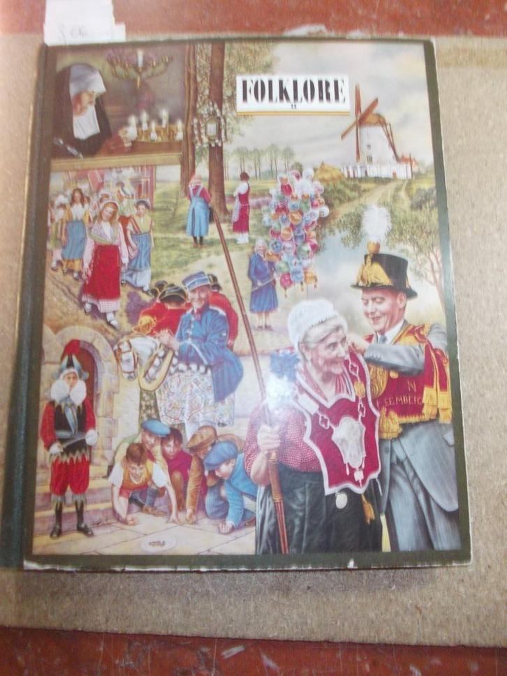 ALBUM CHOCOLAT COTE D'OR BELGISCHE FOLKLORE BELGE BRUSSEL 19, Verzamelen, Merken en Reclamevoorwerpen, Gebruikt, Overige typen