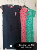 Set Zomerkleedjes 146-152 WE Fashion, Kinderen en Baby's, Kinderkleding | Maat 146, WE, Meisje, Ophalen of Verzenden, Zo goed als nieuw