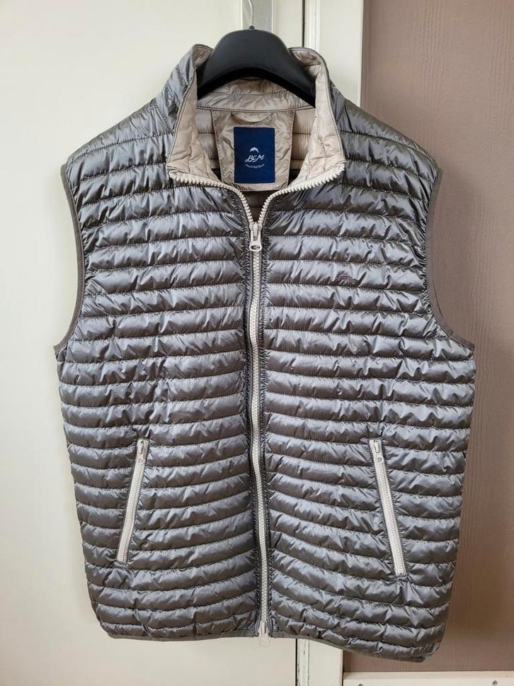 Zeer mooie bodywarmer merk Beach Club Milano, XXL,..als nieu, Kleding | Heren, Bodywarmers, Zo goed als nieuw, Beige, Ophalen of Verzenden