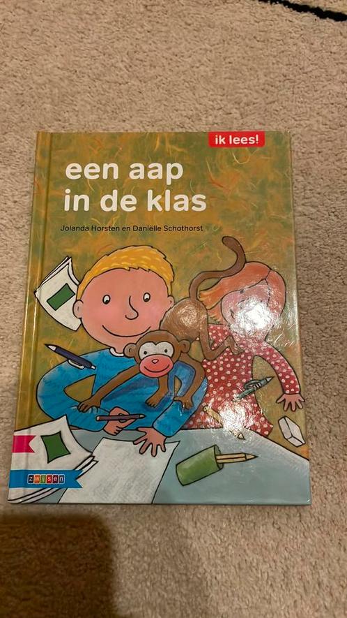 Jolanda Horsten - een aap in de klas, Boeken, Kinderboeken | Jeugd | onder 10 jaar, Zo goed als nieuw, Ophalen
