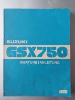 Werkplaatshandboek Suzuki GSX750 DUITS, Motoren, Ophalen of Verzenden, Suzuki