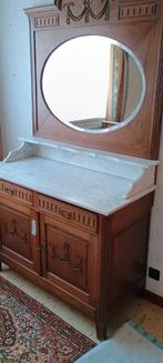 Antieke kast en bed, Ophalen, Gebruikt, Hout