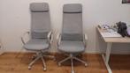 2 IKEA MARKUS bureaustoelen, Huis en Inrichting, Bureaustoelen, Ophalen, Zo goed als nieuw, Grijs, Bureaustoel