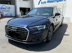 Audi A8 50 TDI S-line plus Fabrieksgarantie geldig tot 2027, Auto's, Audi, Automaat, Euro 6, USB, Blauw